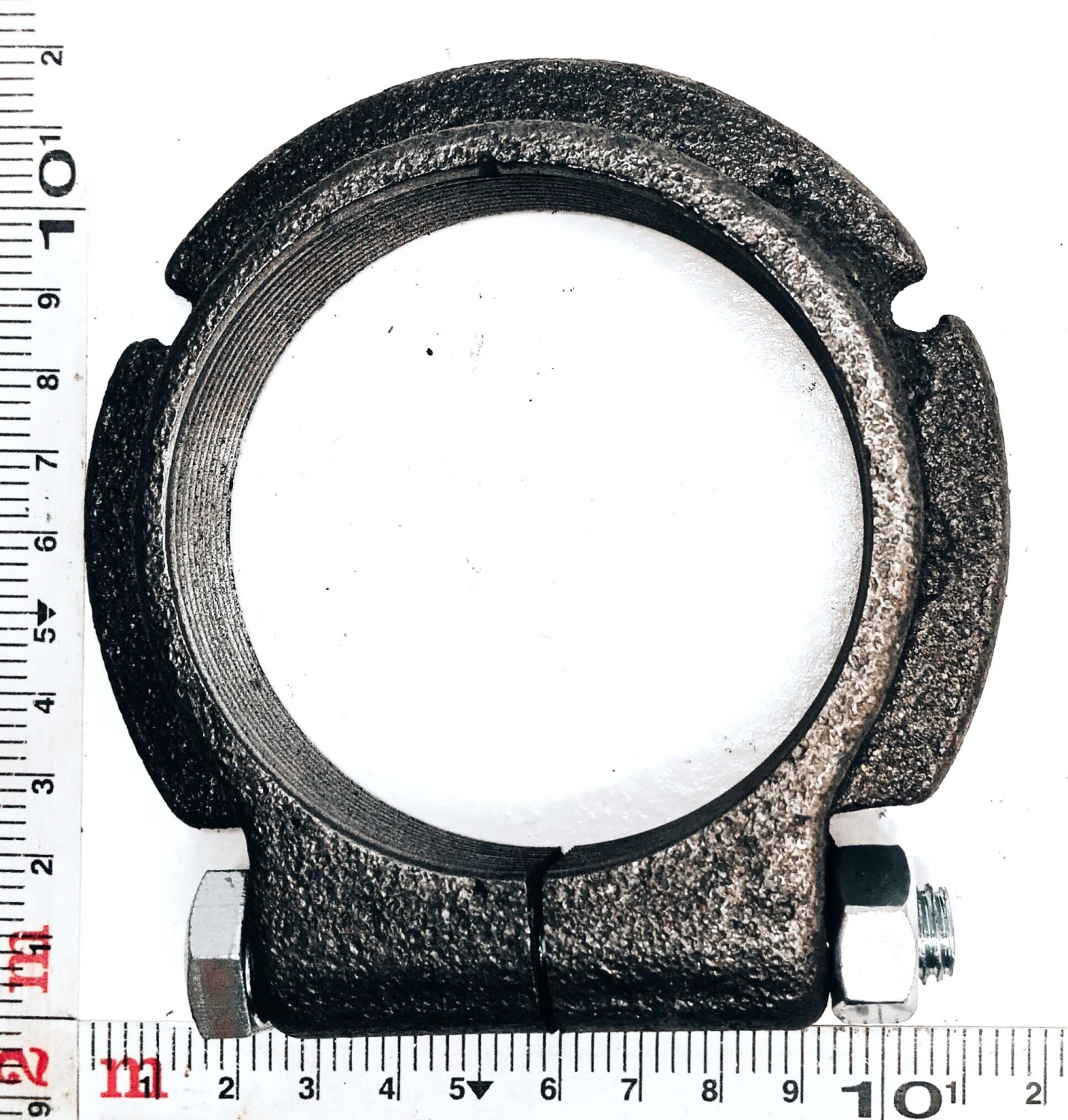 Гайка башмака в сборе М80х2 стальная