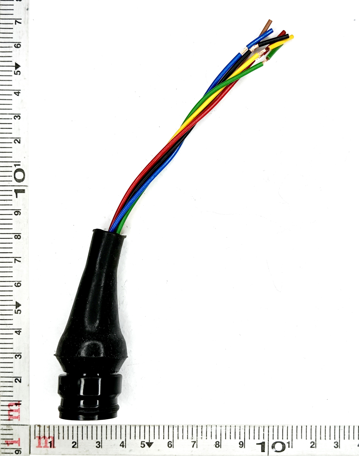 Колодка соедините 6-ти контная заднего фонаря ГАЗель, КАМАЗ, МАЗ, герметичная, розетка, в сборе