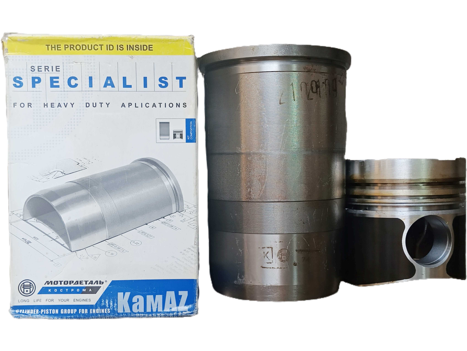 Комплект гильза, поршень турбо