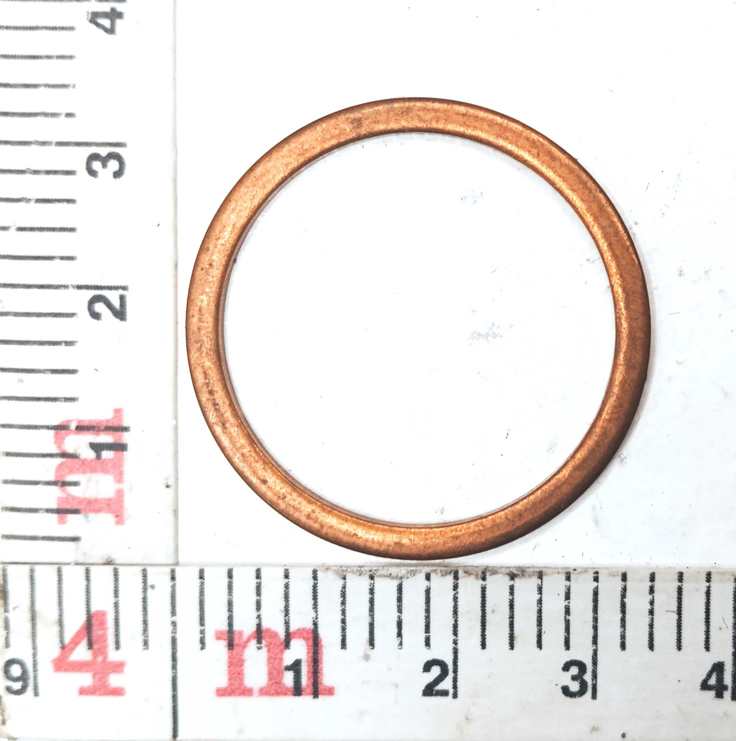 Шайба медная ф27 27*32*1,5