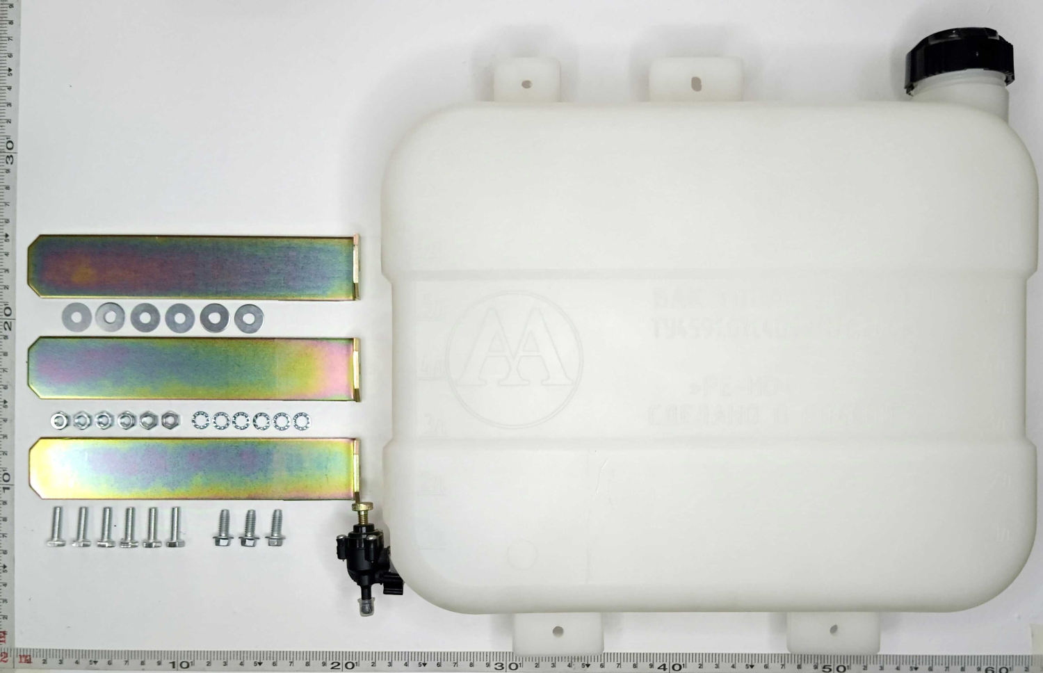 Бак топливный 7 литров с краном для отопителя / ТЕПЛОСТАР