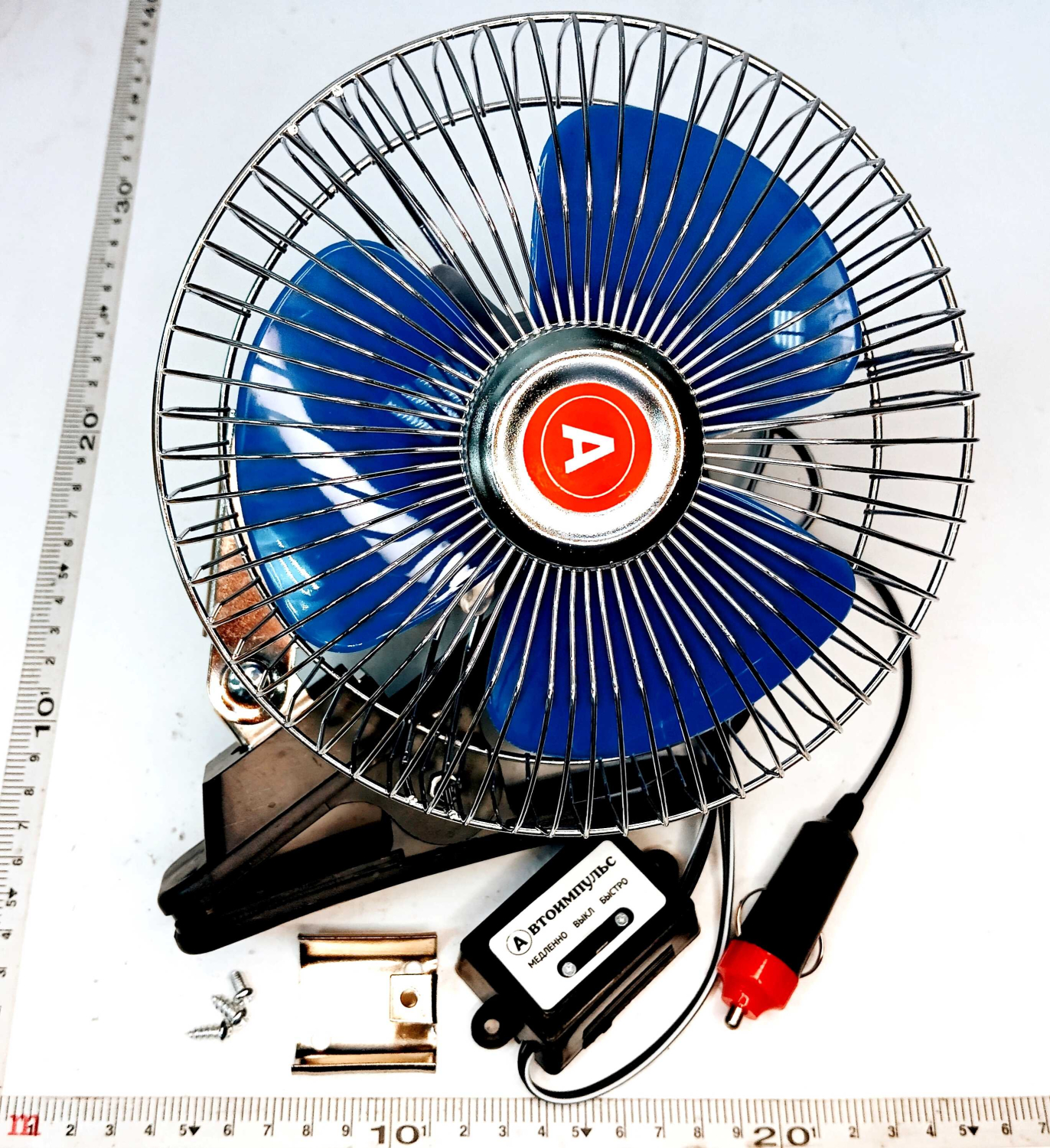 Вентилятор кабины / салона автономный, 24В, d=152/175 мм, 6-и дюймов, кронштейн-прищепка