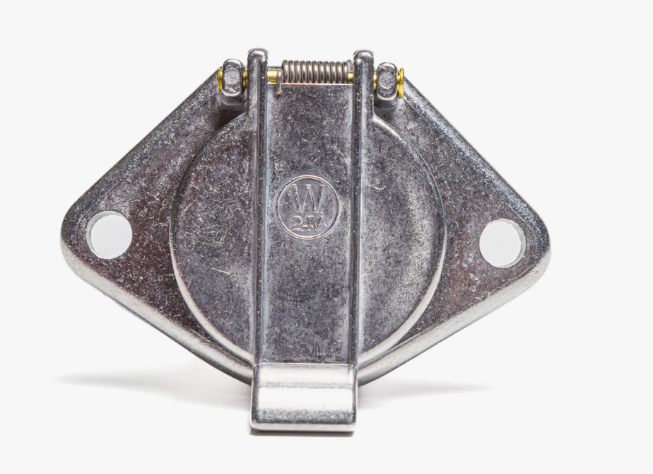 Розетка ПС326-100 АЕ металл, 7 контактов, 24В Евро 