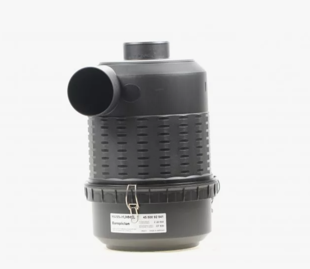 Фильтр воздушный в сборе КАМАЗ Евро-3, 4, 5 дв. CUMMINS патрубок верхний 130 мм, боковой 130 мм