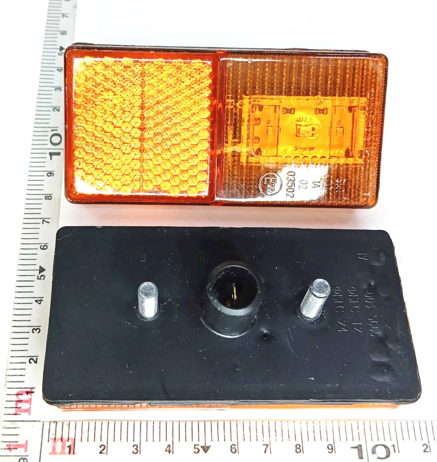 Фонарь габаритный бортовой светодиодный с катафотом