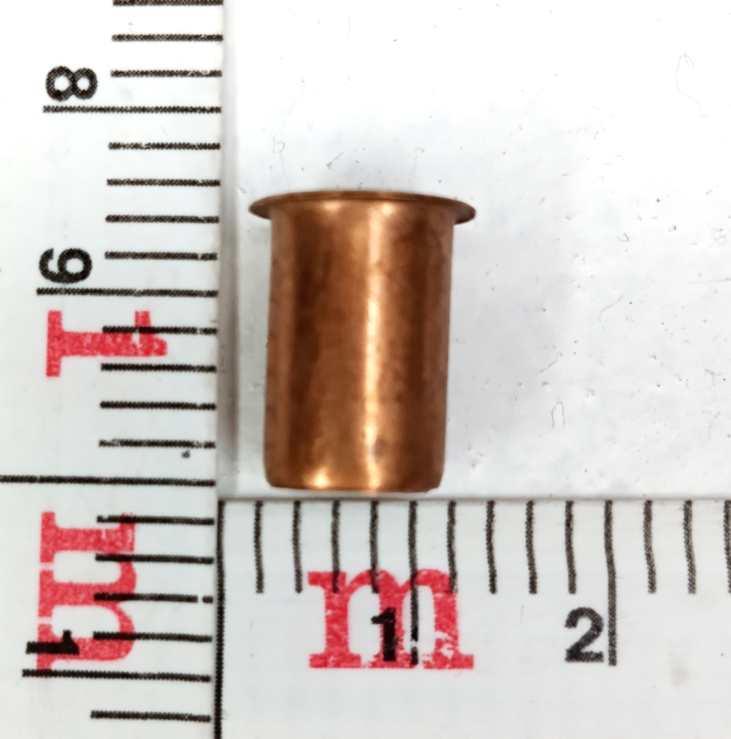 Втулка на трубку d 12 медь