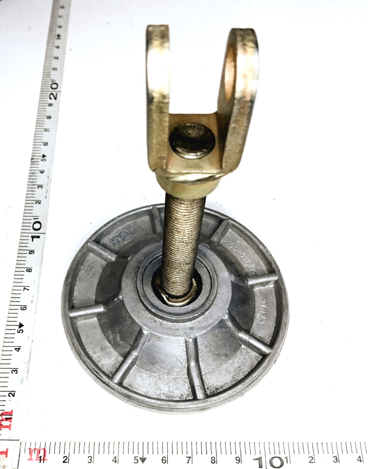 Шток энергоаккумулятора в сборе (вилка+диск)