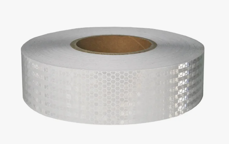 Лента светоотражающая видимость 300 белая