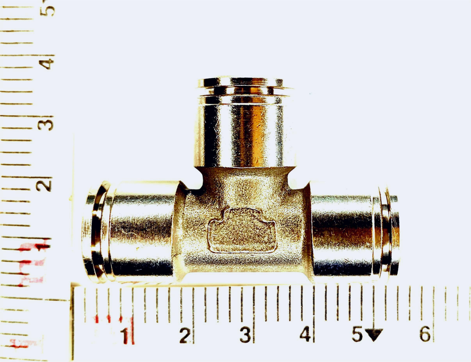 Фитинг металл тройник соединение для трубок d 10