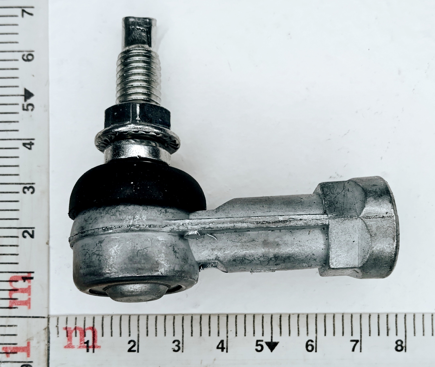 Наконечник тяги шарнирный КПП ZF левый M12x1.75 M10x1.5