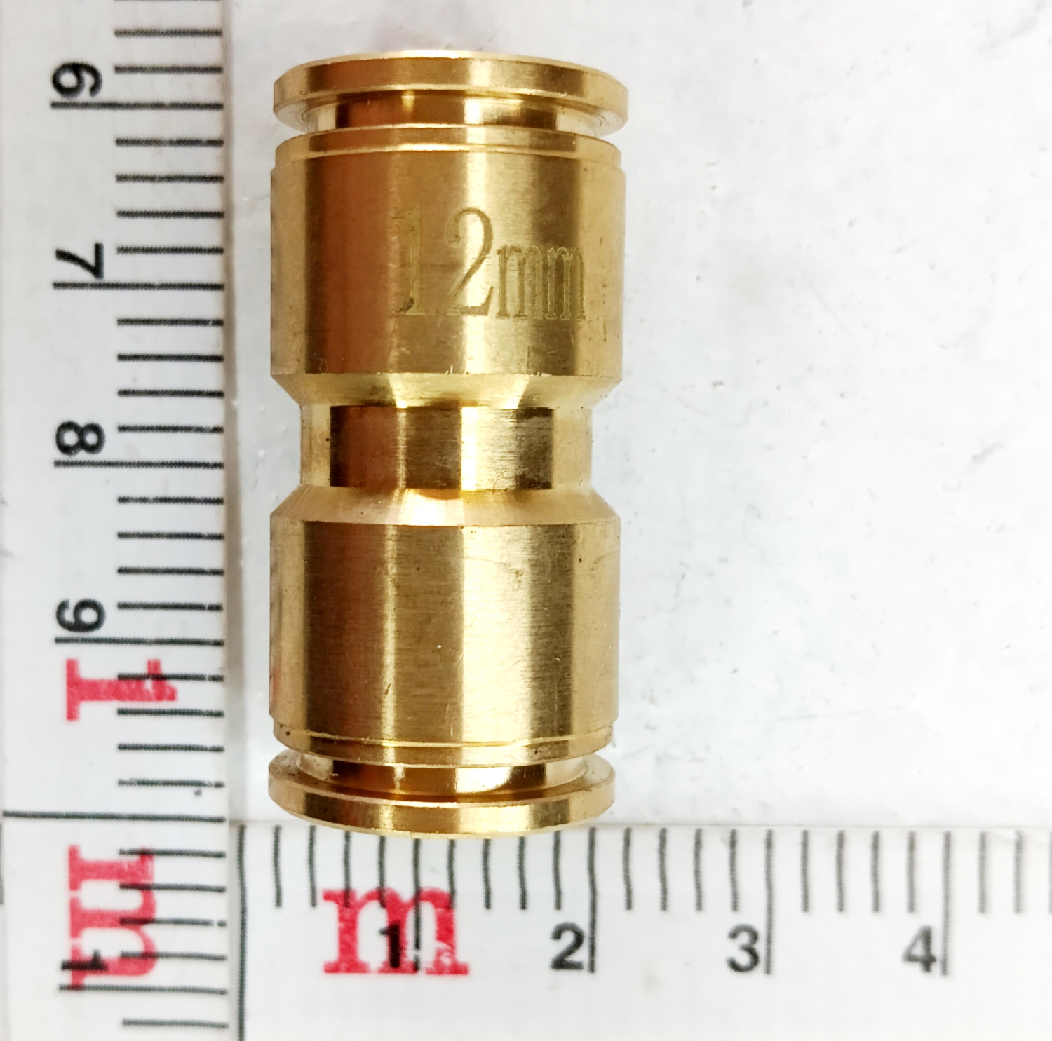 Фитинг металл прямой соединение для трубок d 12