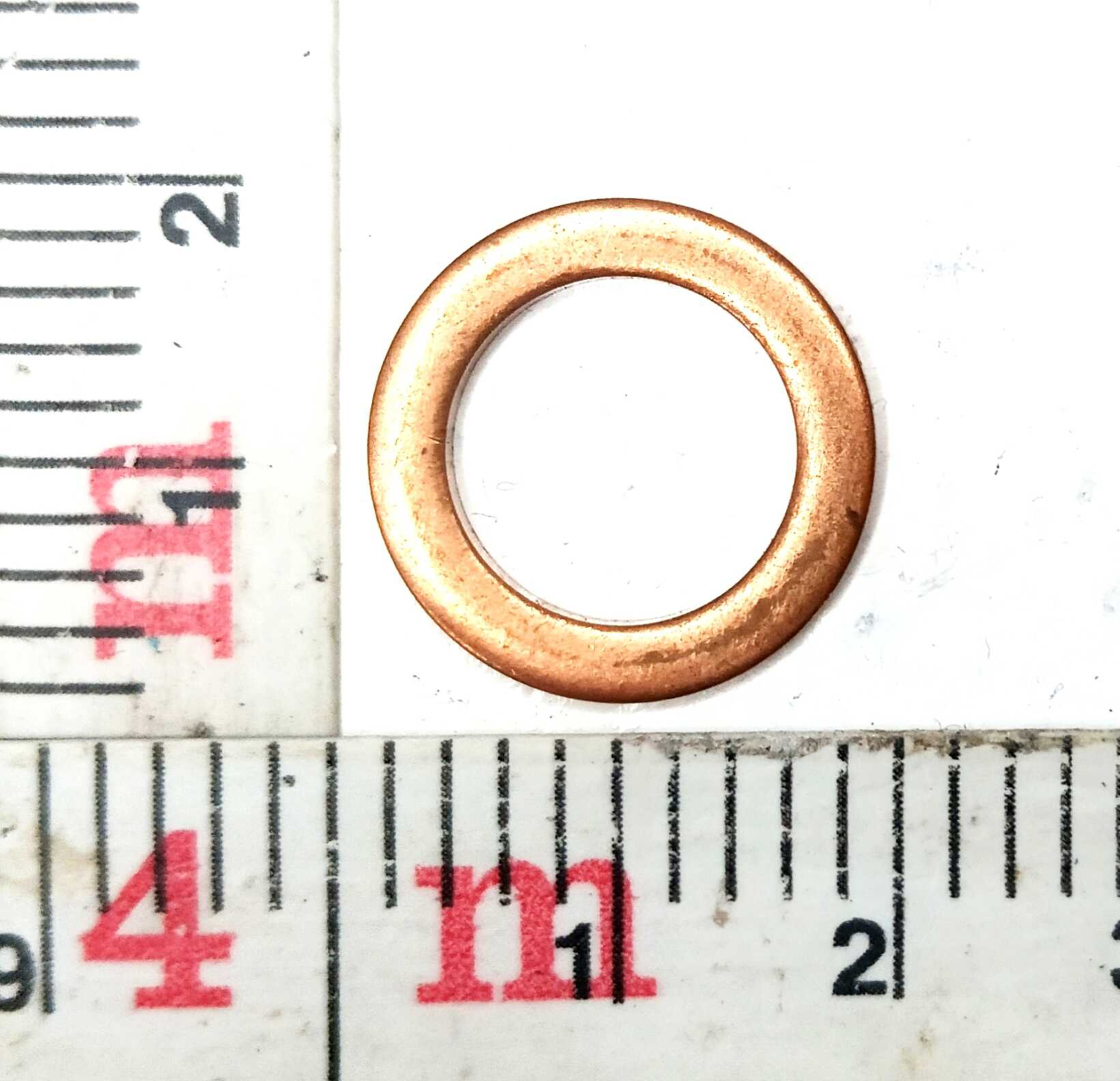 Шайба медная ф10 10*16*1,5