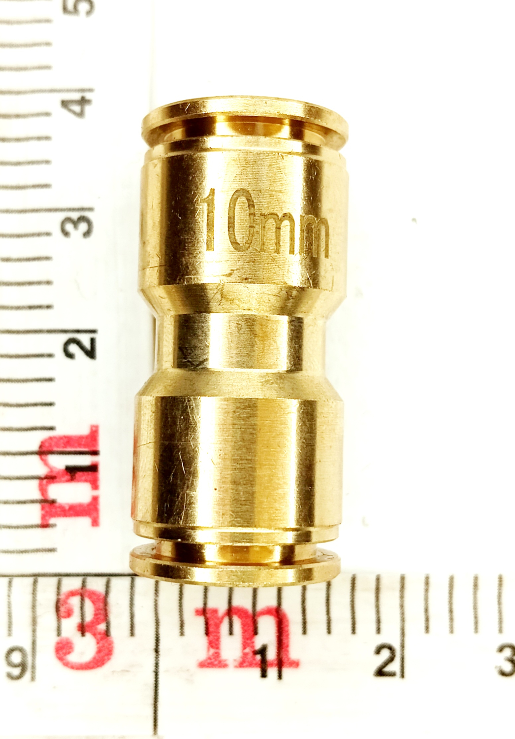 Фитинг металл прямой соединение для трубок d 10