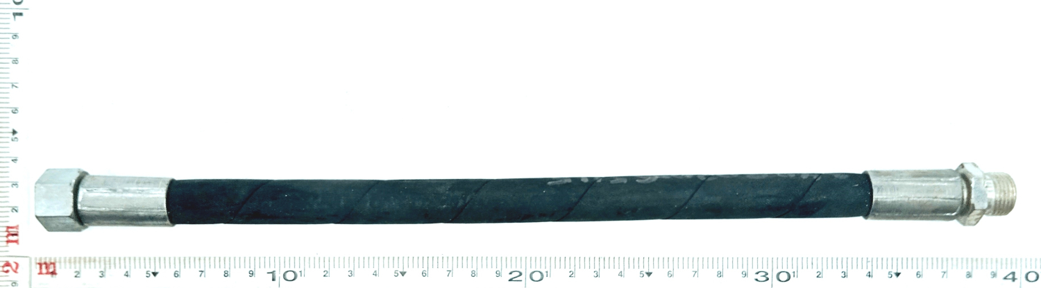 Шланг высокого давления ГУРа Евро-60 рукав L-330 штуцер-гайка