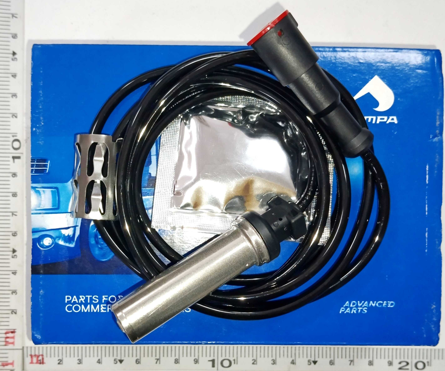 Датчик АБС прямой L=1700мм (датчик+втулка+смазка) 4410329682/ SAMPA