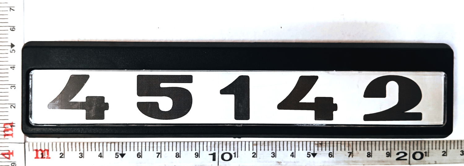 Табличка кабины 45142