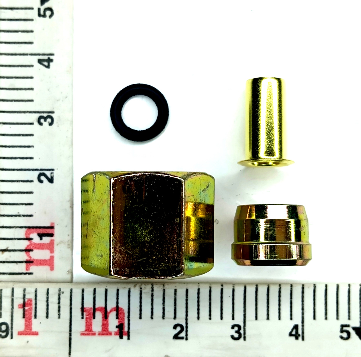 Ремкомплект трубки ПВХ на 10 мм (гайка, муфта, втулка кольцо)