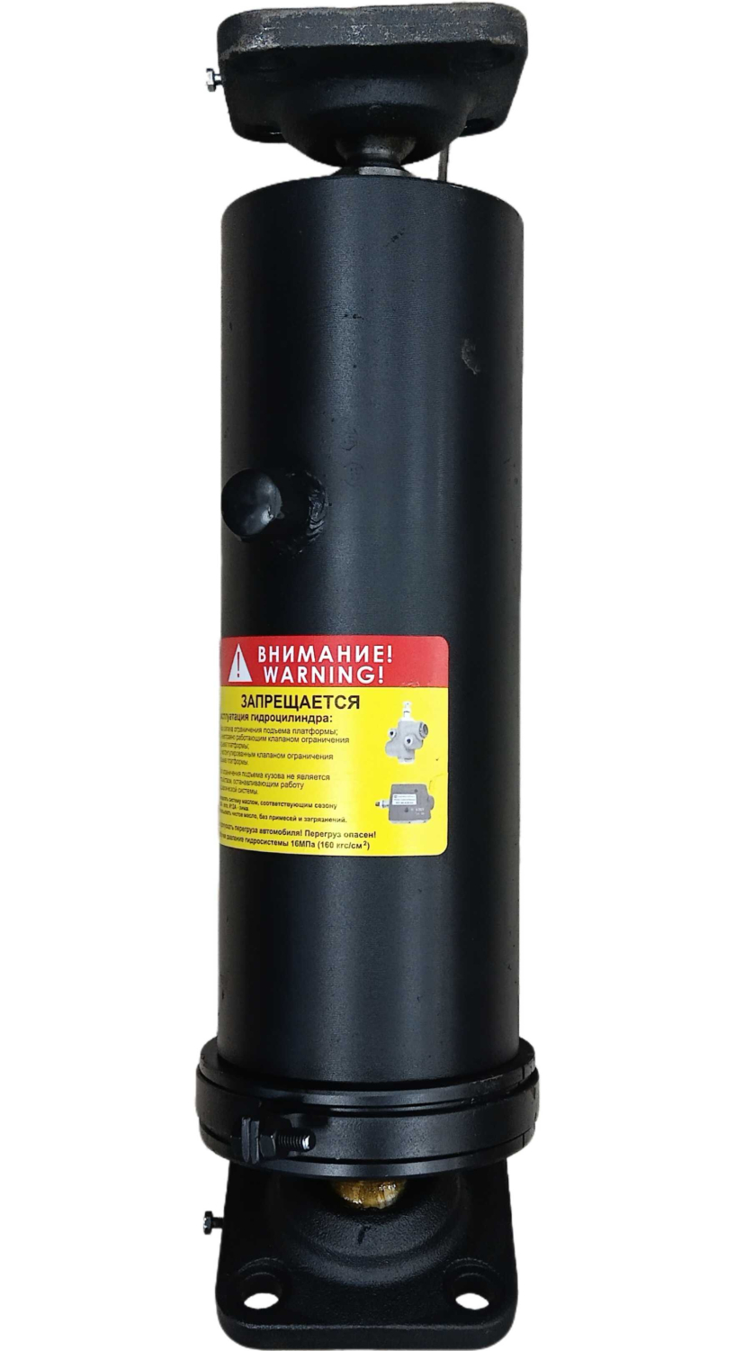 Гидроцилиндр подьема платформы прицепа Нефаз 10 т 3 штоковый