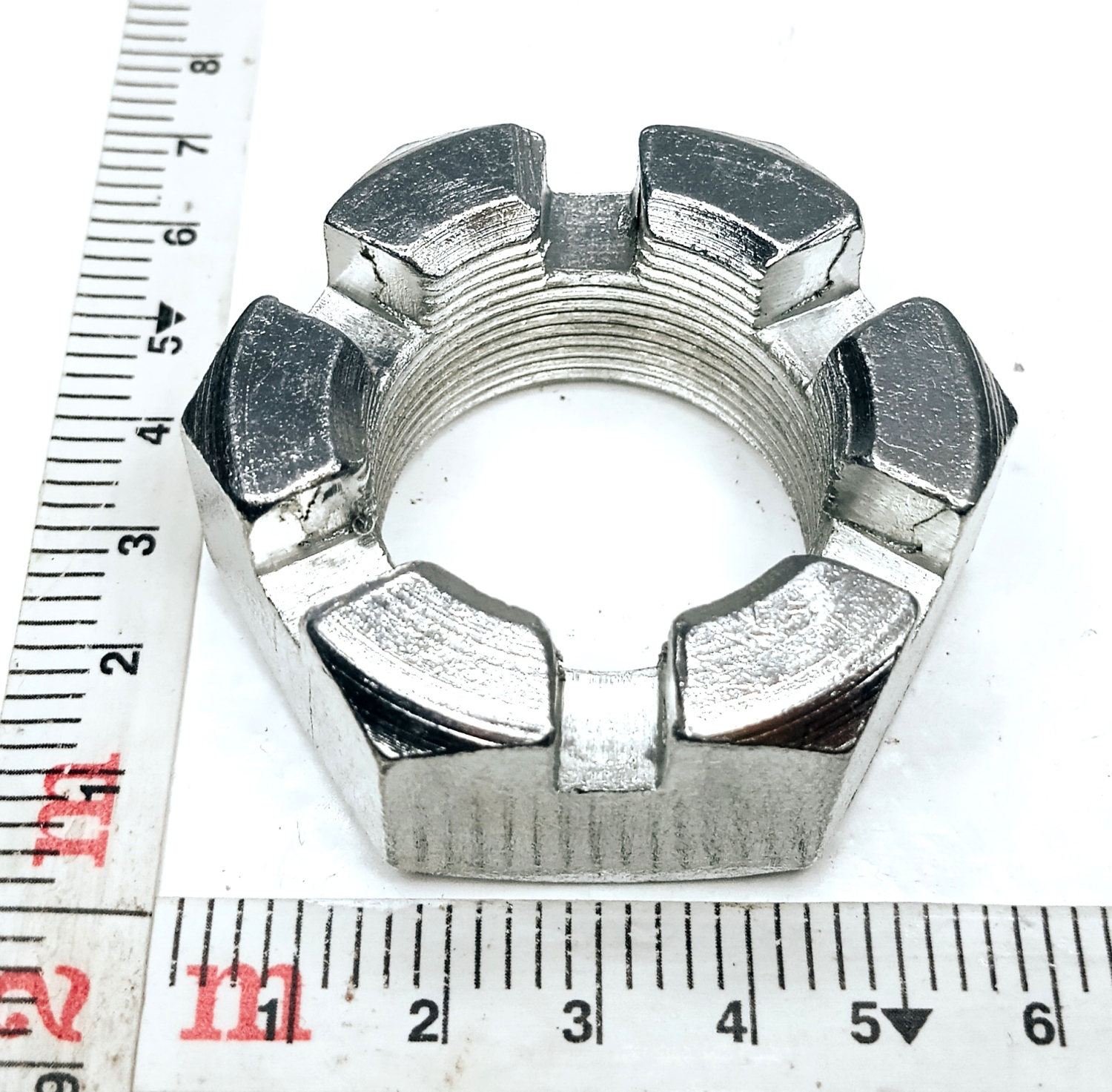 Гайка штанги Евро М33х1,5 корончатая