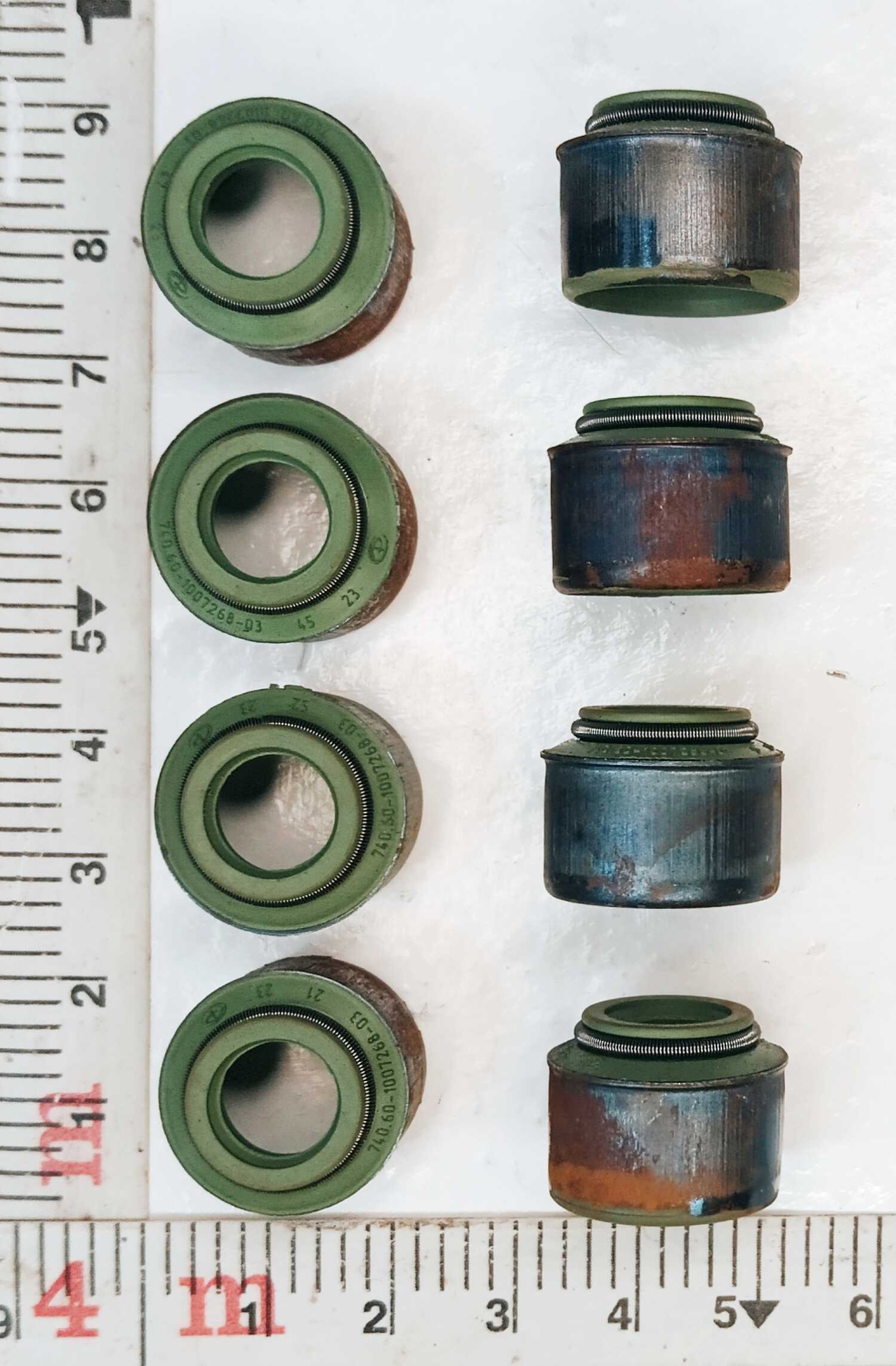 Комплект манжет клапана металлических 8 штук