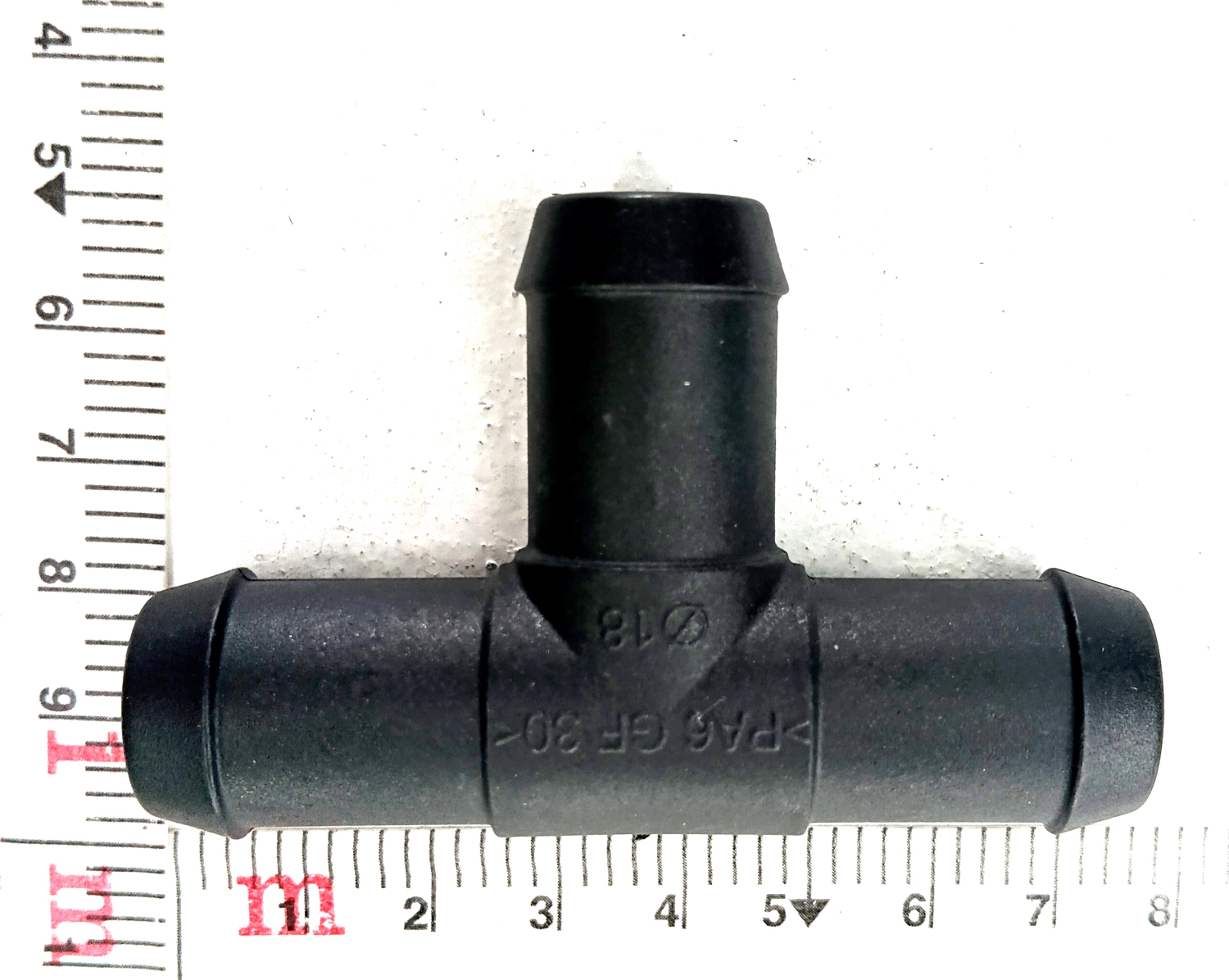 Тройник 18х18х18 ерш пластик