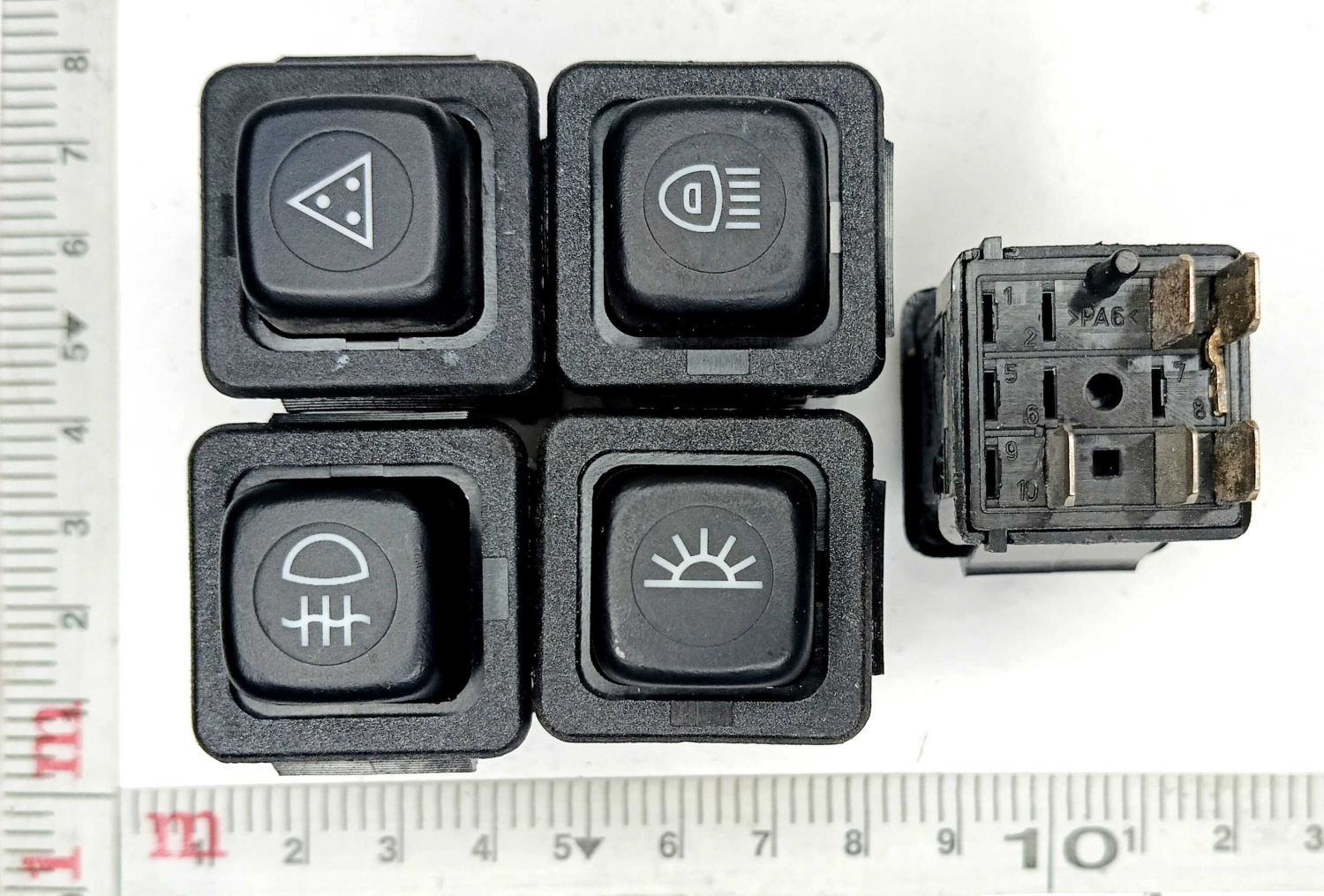 Выключатель Евро кнопка в ассортименте