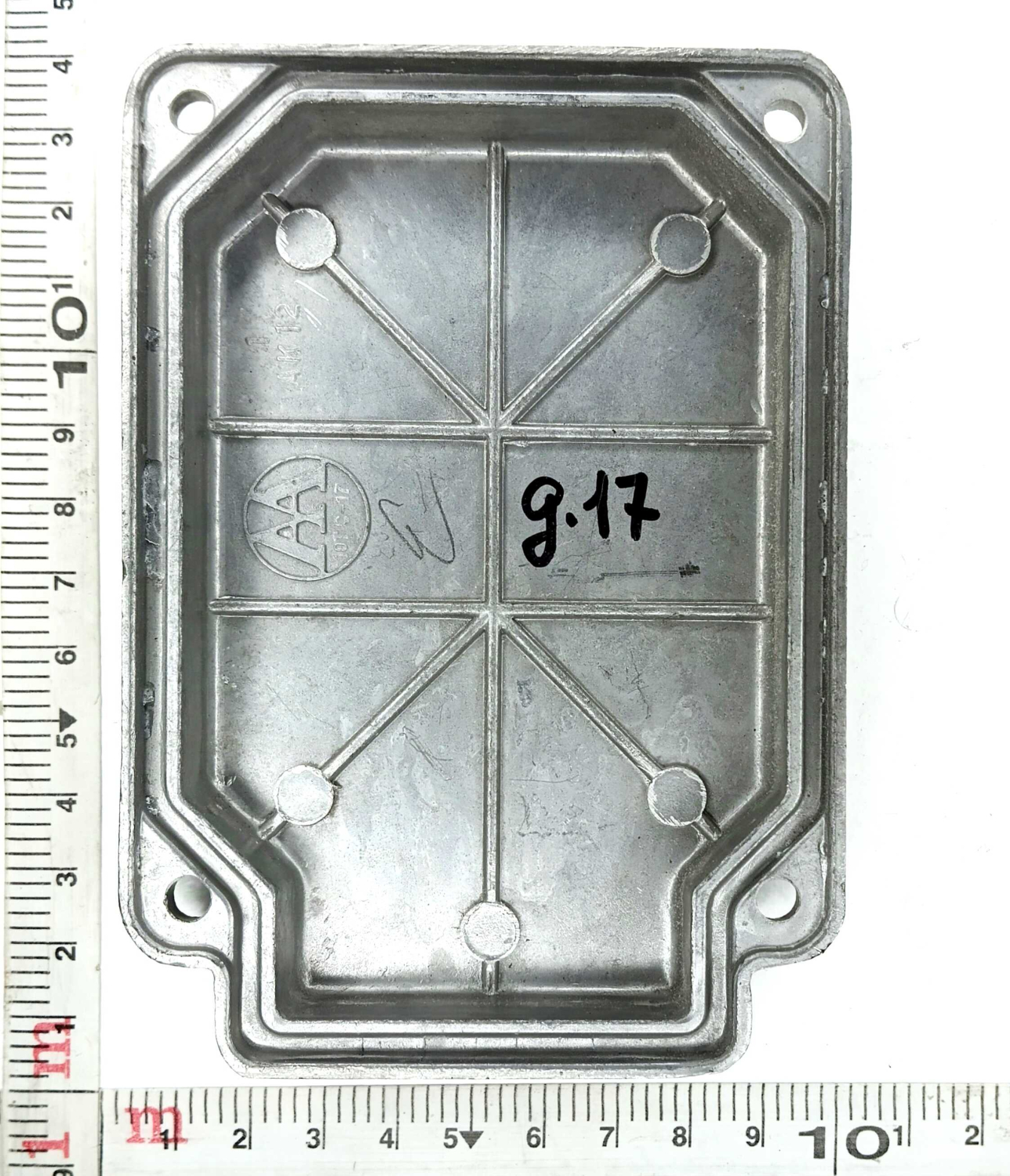Крышка блока управления (алюминиевый блок)