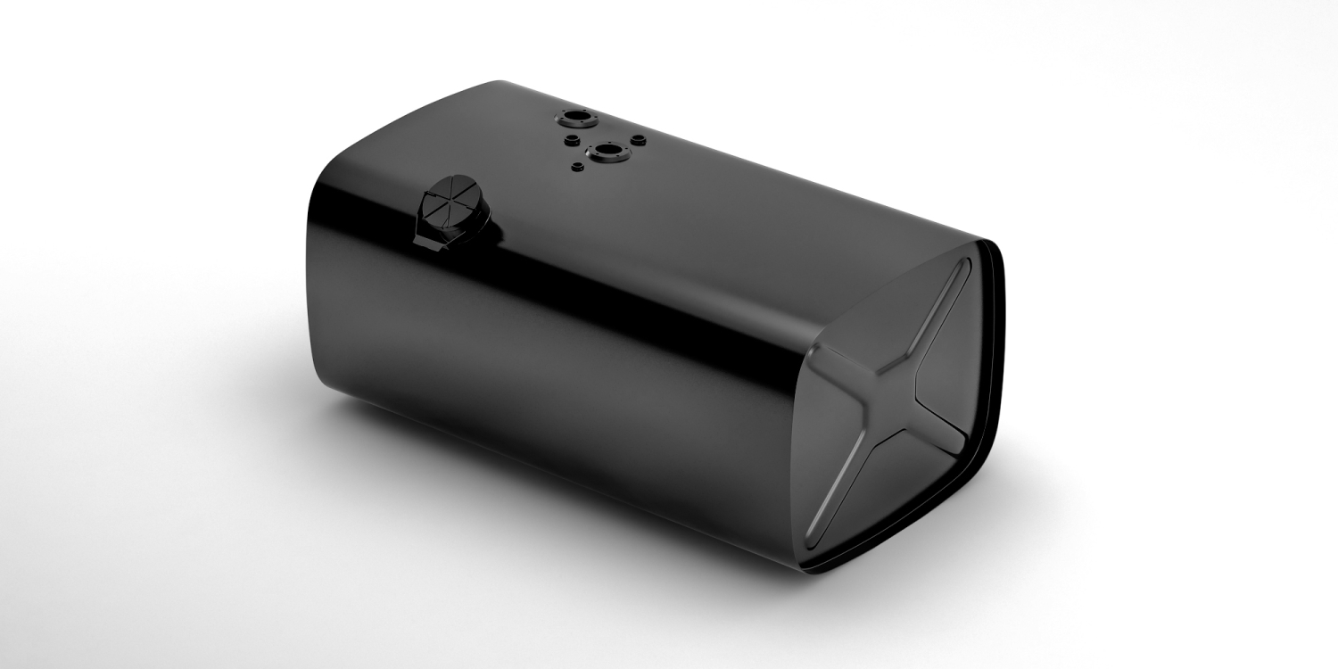 Бак топливный 400 литров 1315х650х530 с высокой горловиной / АВТОТЕХНОЛОГИЯ