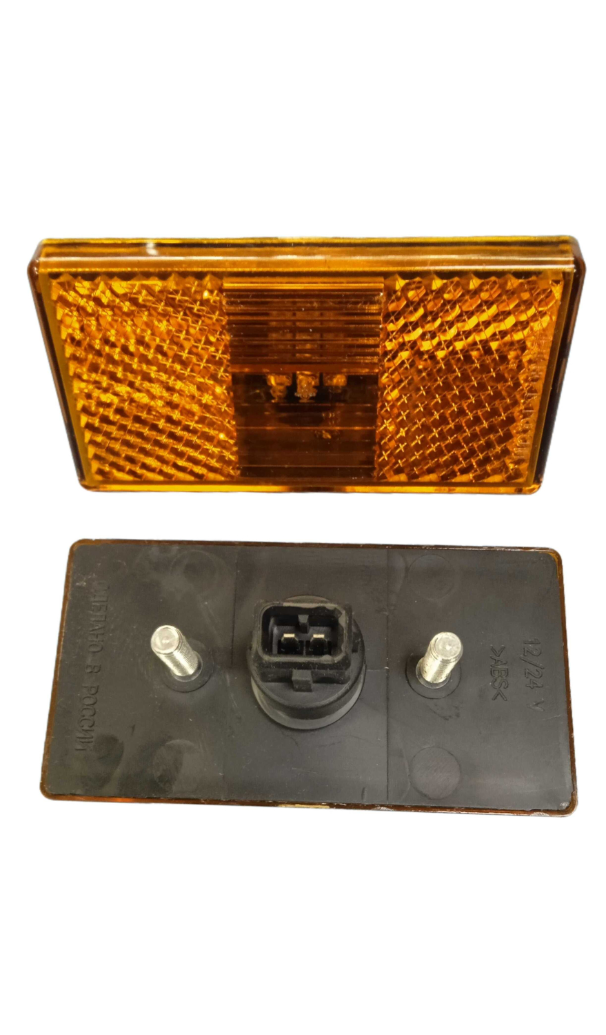 Фонарь габаритный бортовой светодиодный с катафотом двухконтактный