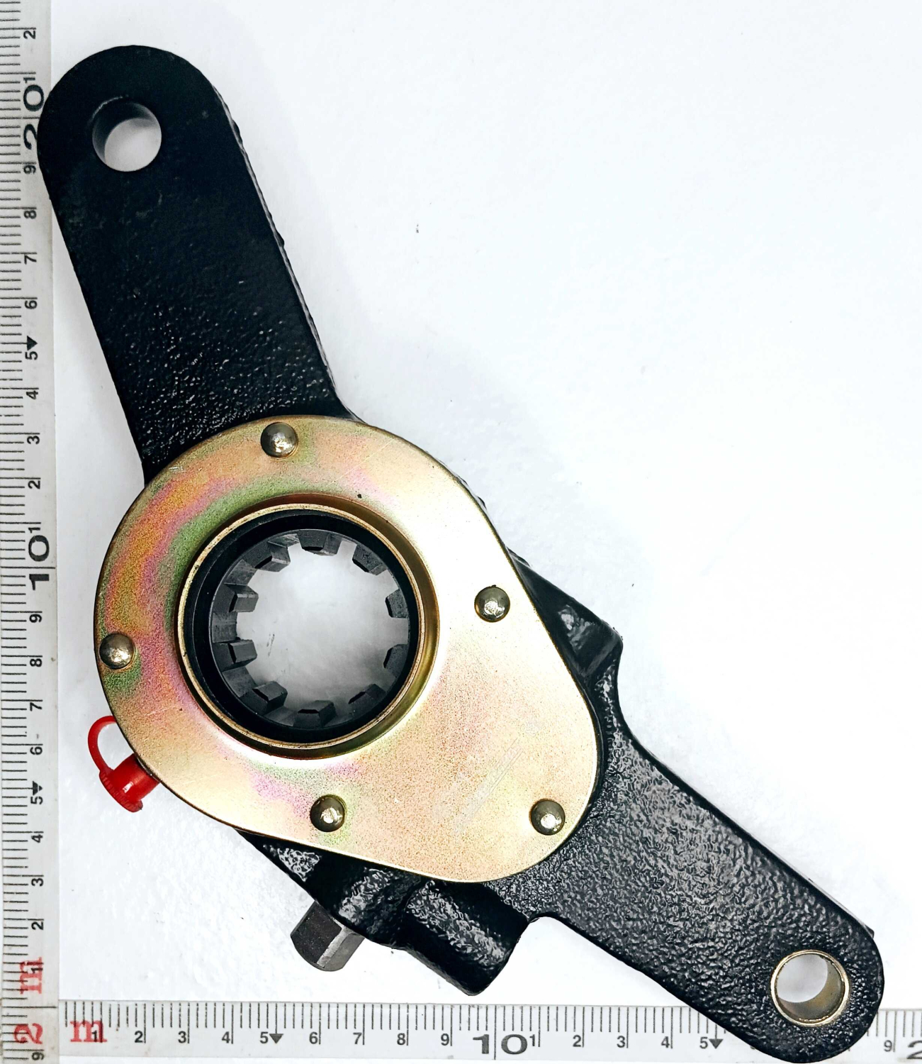 Рычаг тормозной регулировочный на полуприцеп, двухрожковый, z=10 зуб.