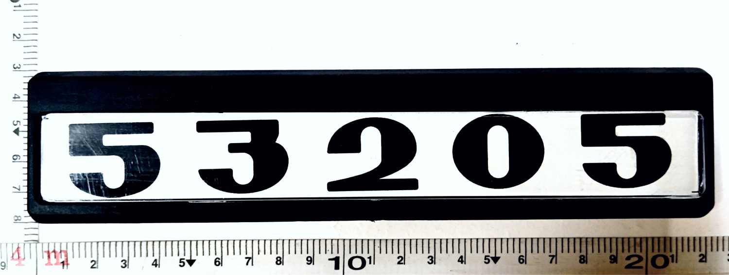 Табличка кабины 53205