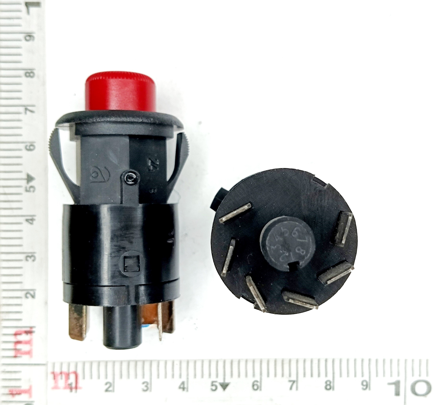 Выключатель аварийной сигнализации 6 контактов