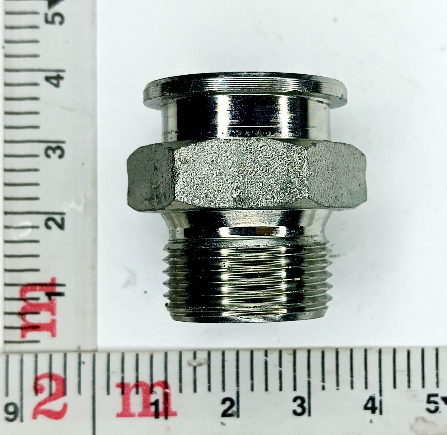 Штуцер топливный под быстросъем 22х1,5 сталь