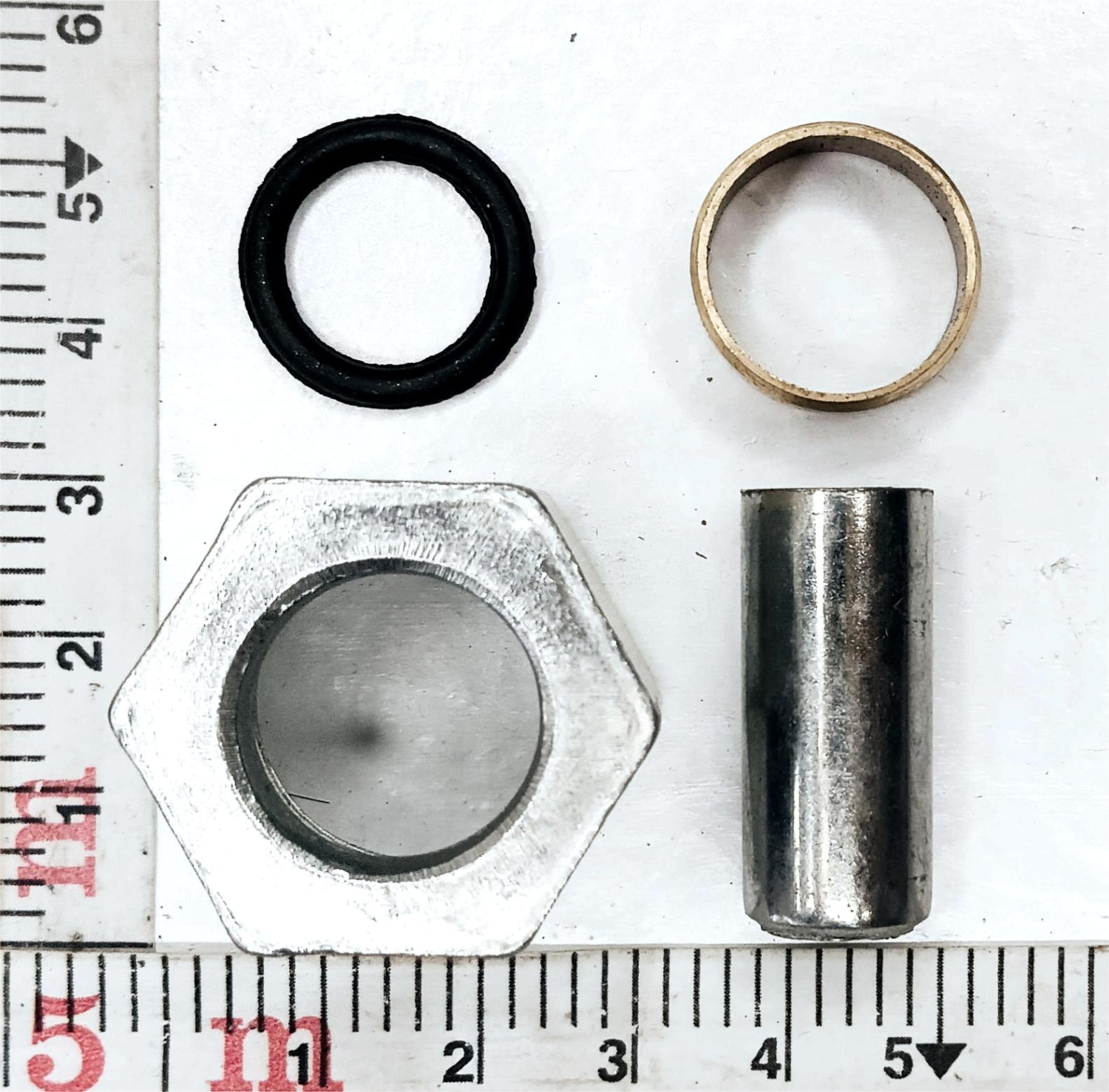 Ремкомплект трубки ПВХ на 16 мм (гайка, муфта, втулка кольцо)