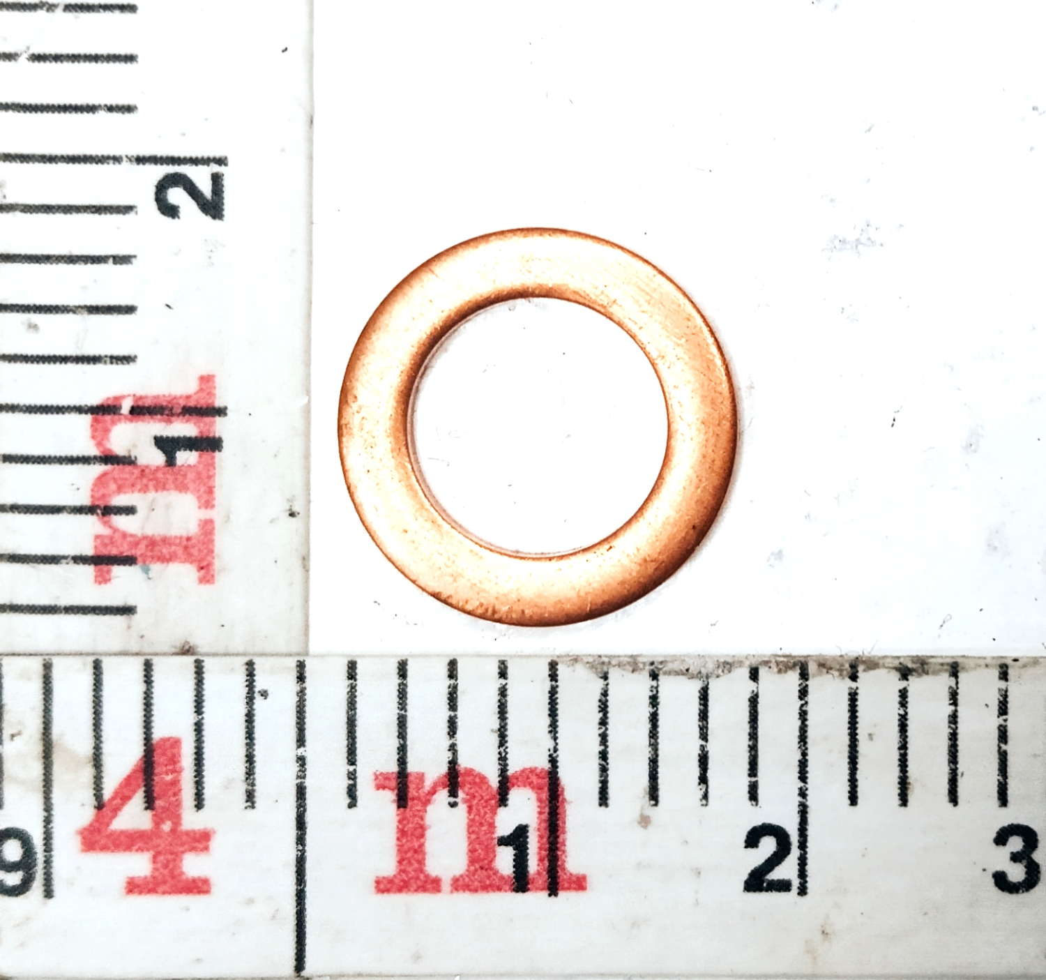 Шайба медная ф09 9*15*0,5