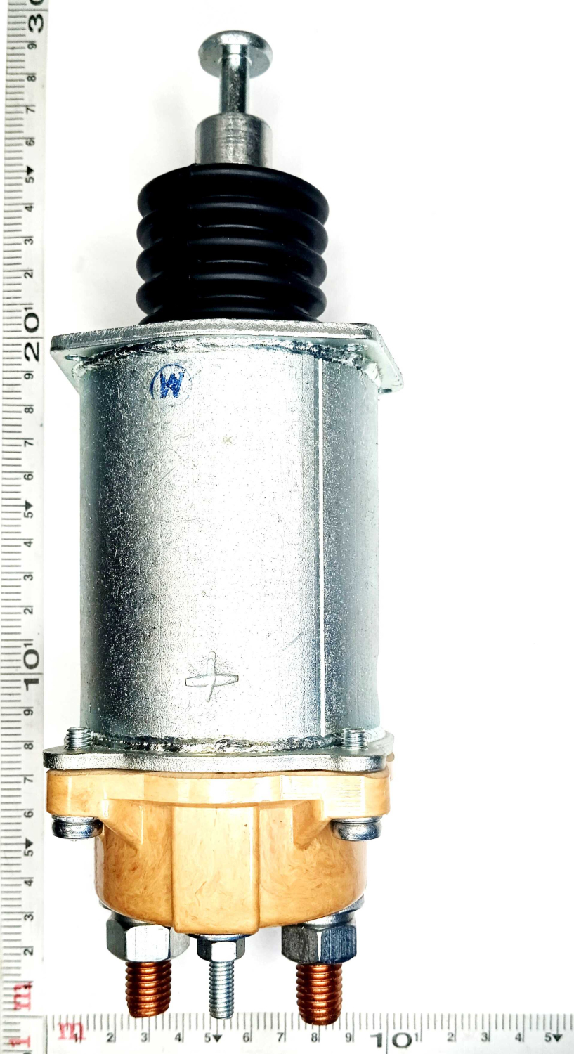 Реле втягивающее КАМАЗ, МАЗ, УРАЛ, КРАЗ, медные контакты СТ142