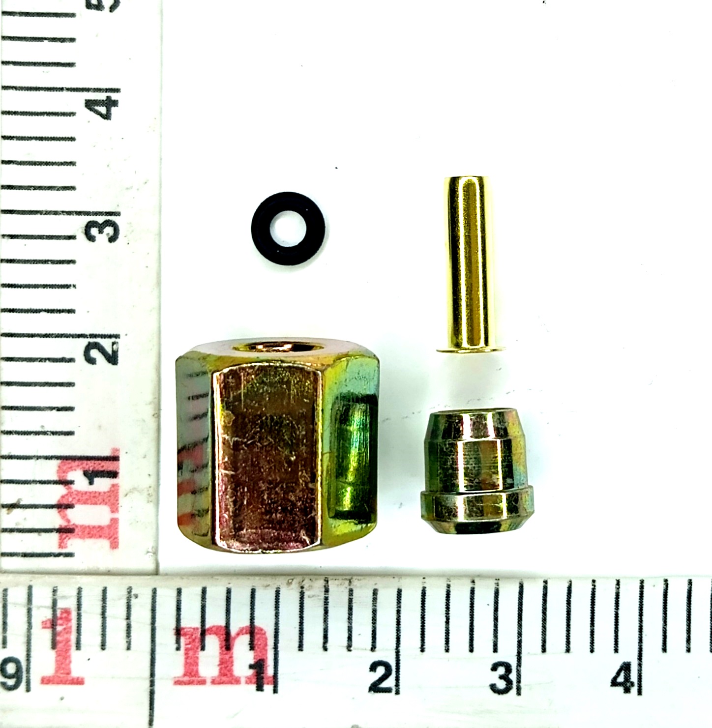 Ремкомплект трубки ПВХ на 6 мм (гайка, муфта, втулка, кольцо)