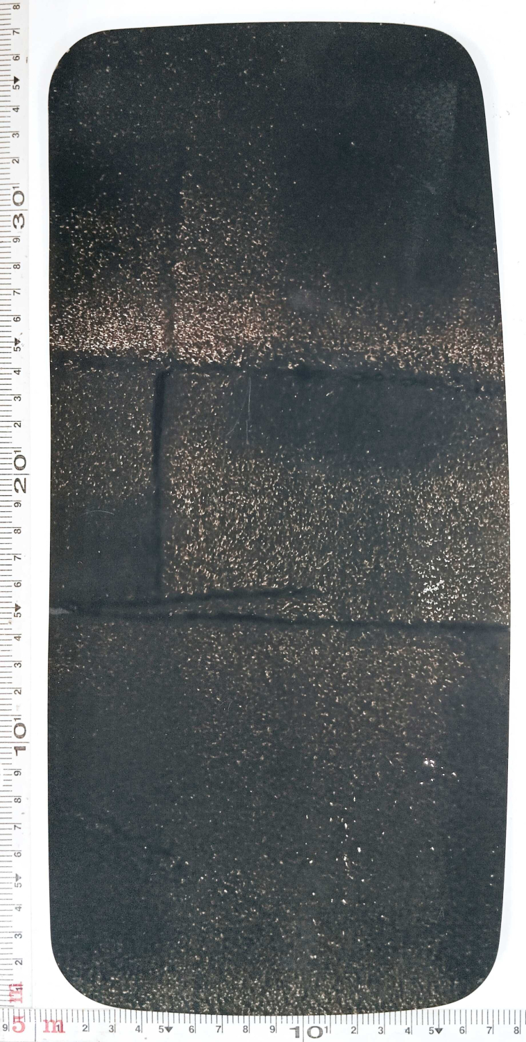 Полотно зеркала V6 полусфера 345х165