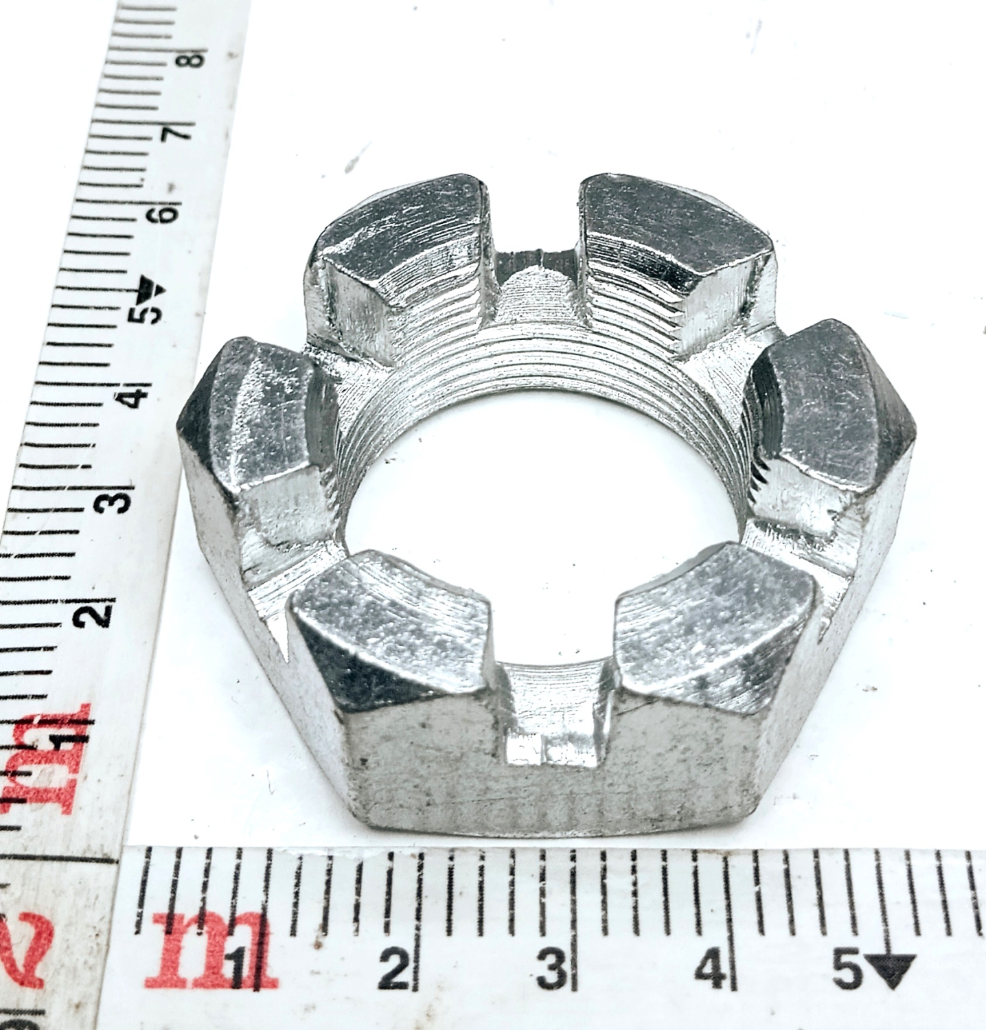 Гайка штанги М30х1,5 корончатая