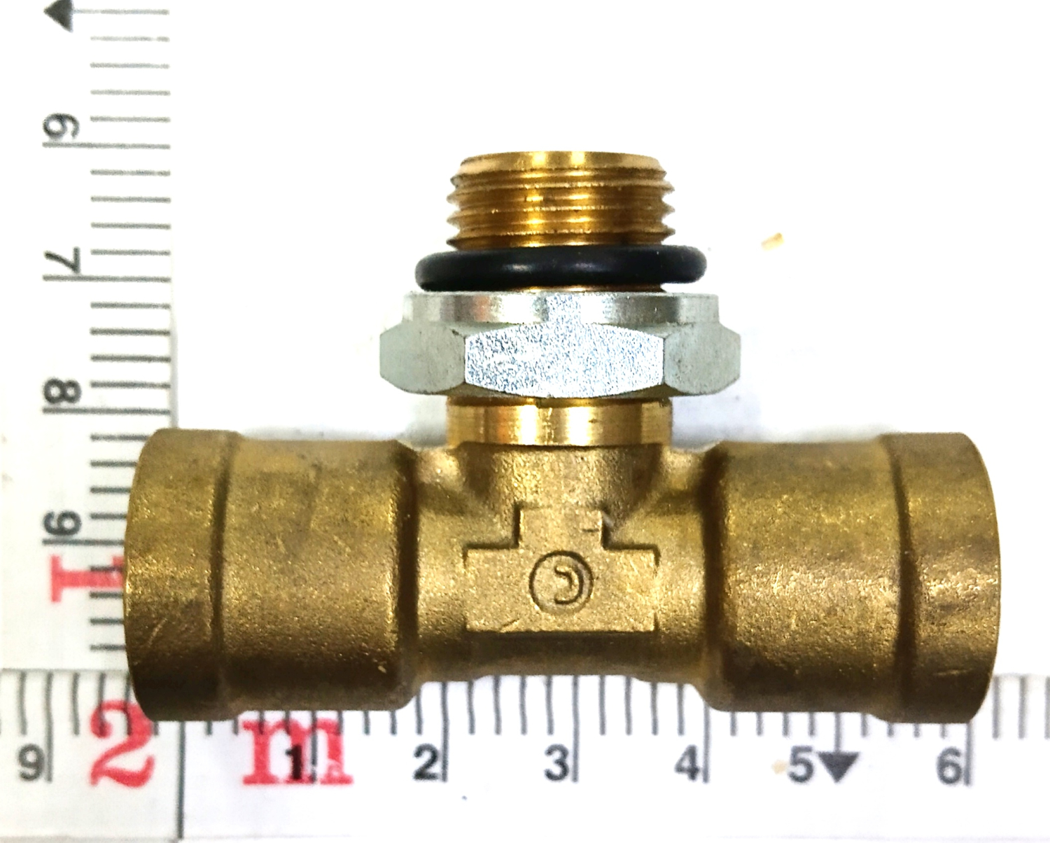 Фитинг металл тройник 12х16х12