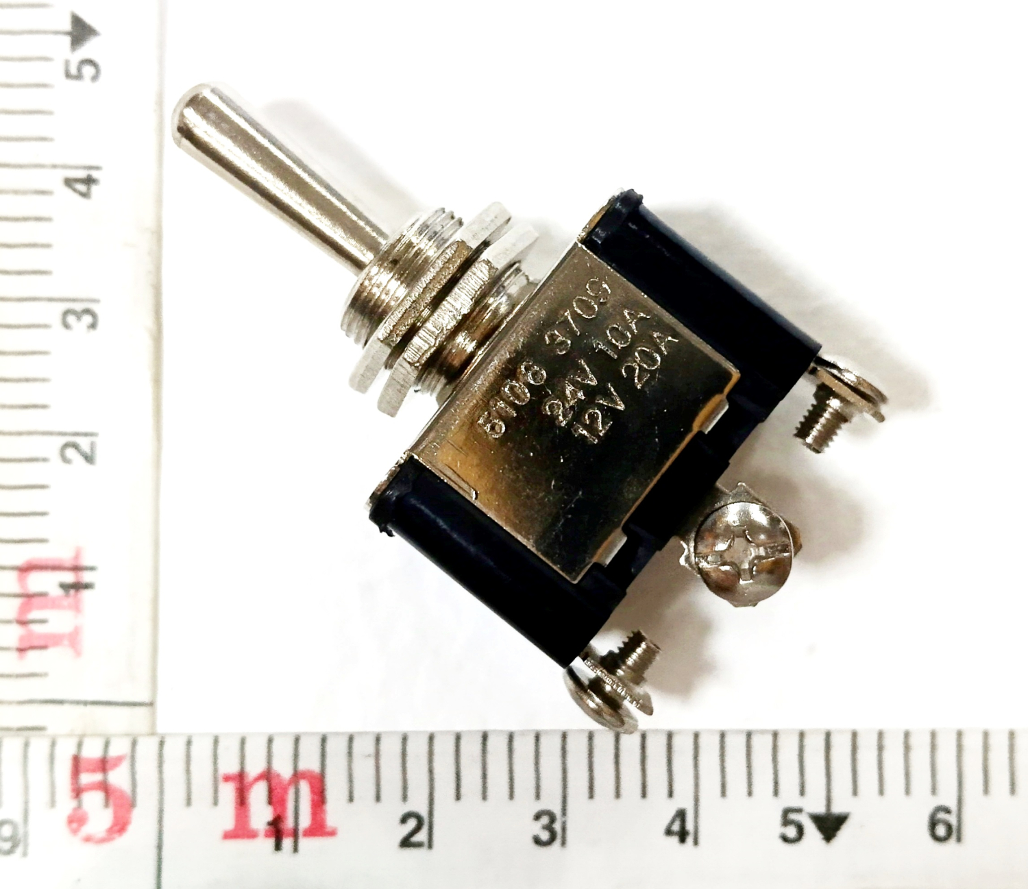 Тумблер 3-х позиционный, крепление гайкой, IMPULS / АВТОЭЛЕКТРИКА