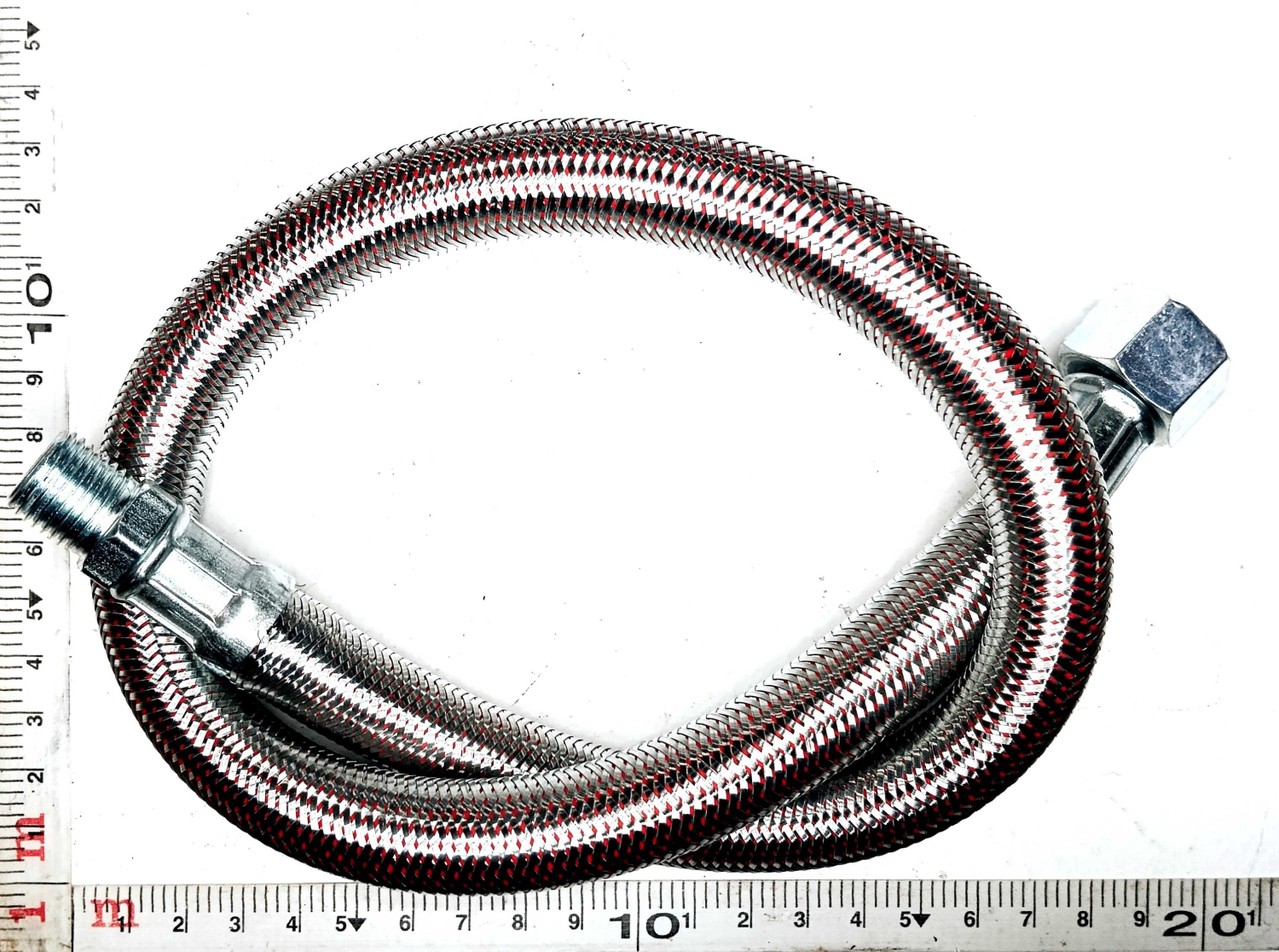 Шланг тормозной 53205 задний бронированный штуцер-гайка 60 см