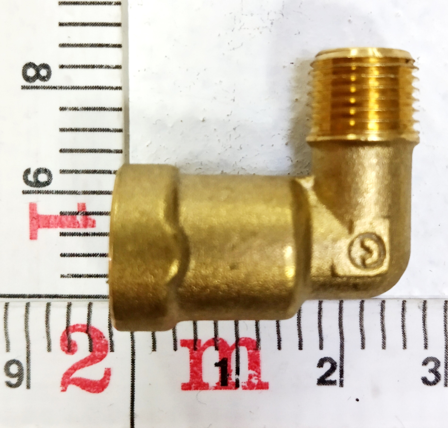 Фитинг металл угловой 06х10 конус D9512 6-М10х1S 1/8