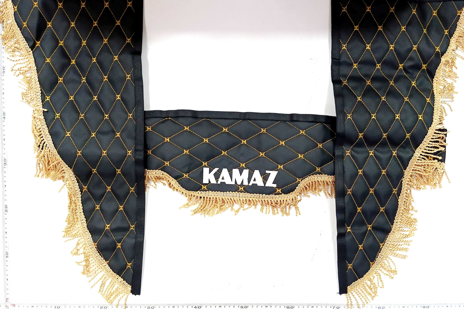 Ламбрекен на кабину из экокожа