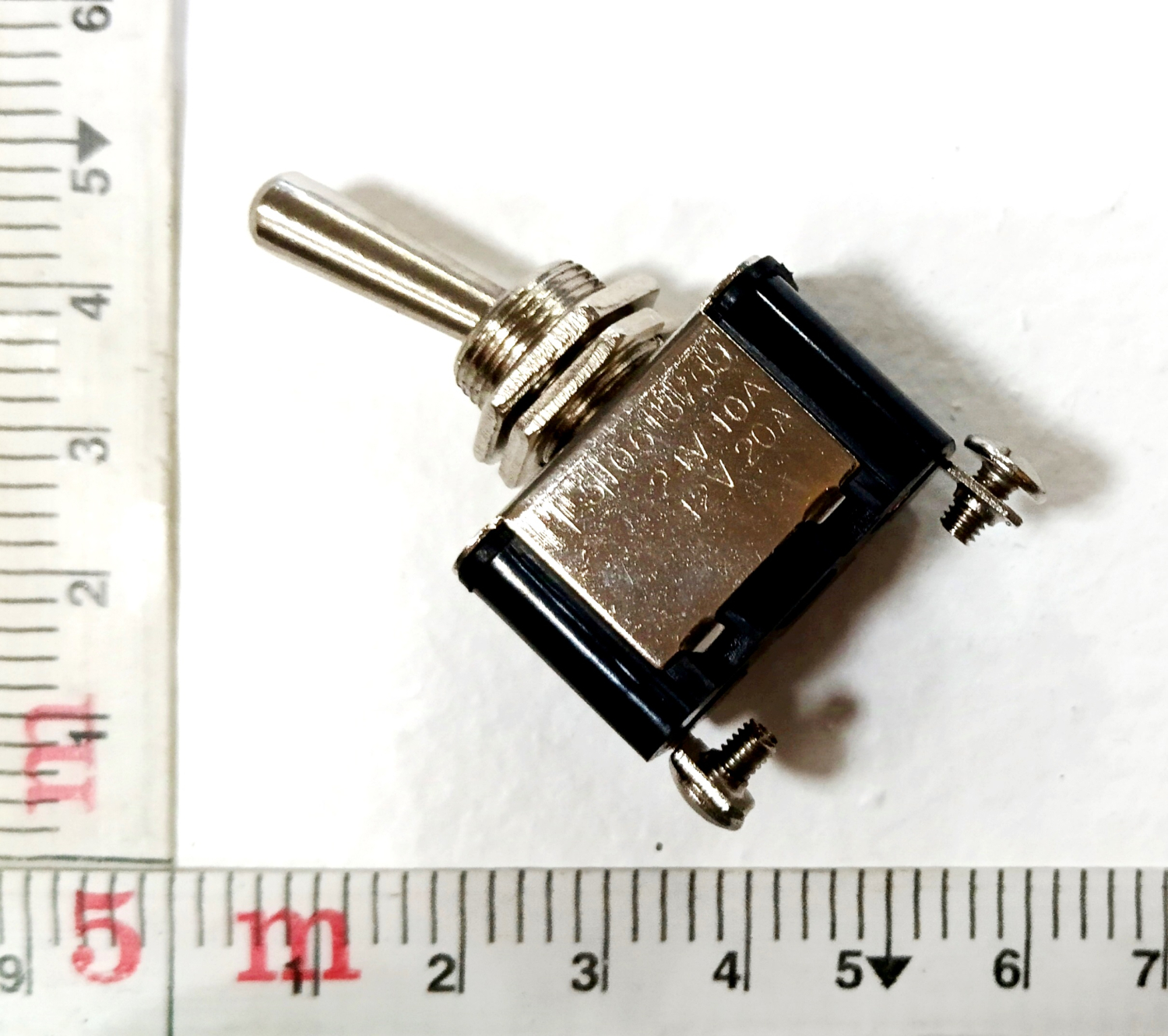 Тумблер 2-х позиционный, крепление гайкой, IMPULS / АВТОЭЛЕКТРИКА