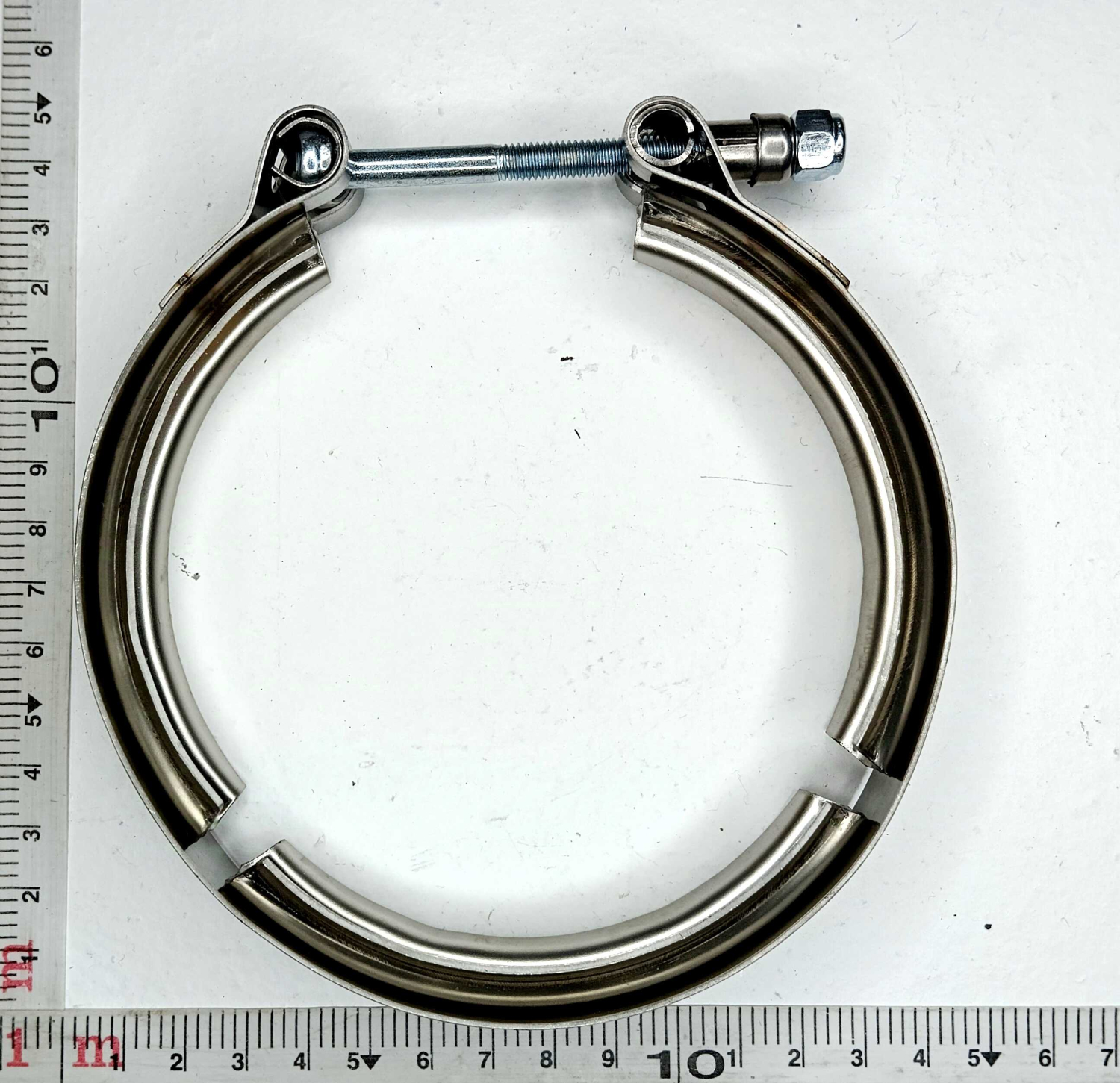 Хомут ленточный V-образный d 126 турбокомпрессора Евро 4 