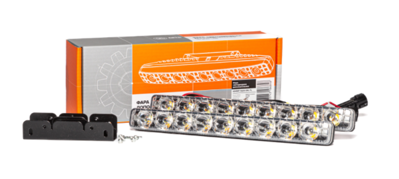 Фара светодиодная дополнительная (дневные ходовые огни), длина 255 мм / АВТОЭЛЕКТРИКА